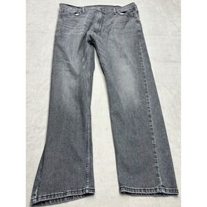 Levi's 505 Jeans Men's W40 L30 Dark Wash Straight Fit Denim Pants